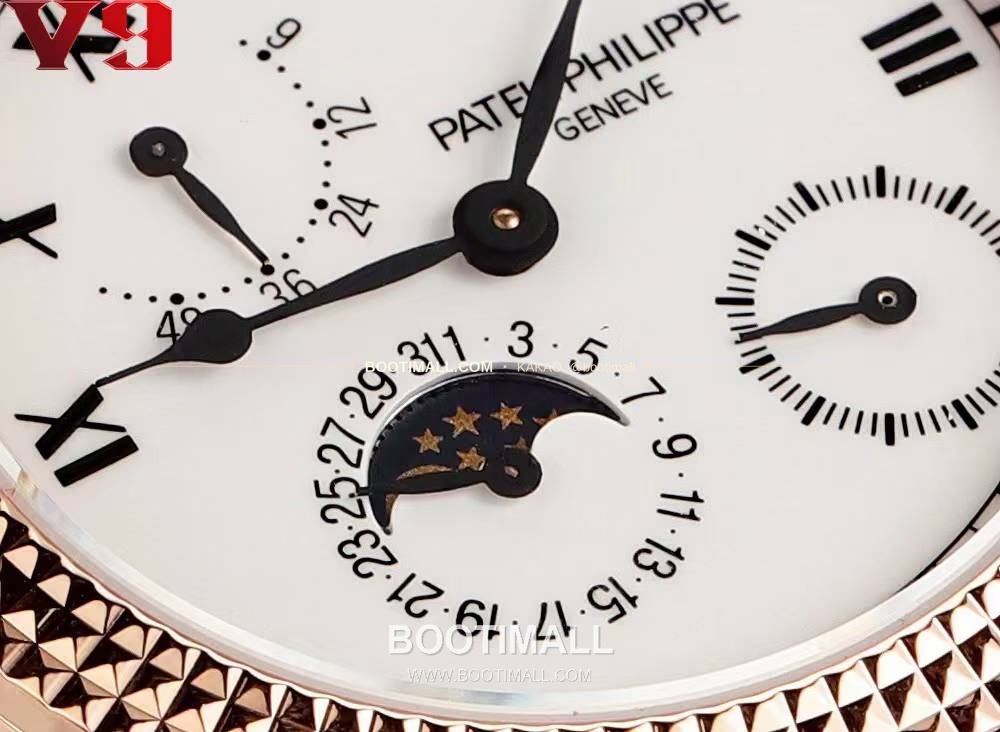 파텍필립 칼라트라바 화이트골드 블랙다이얼 문페이즈 오토매틱 Patek Philippe Calatrava White Gold Black Dial Moonphase Automatic 38mm 5