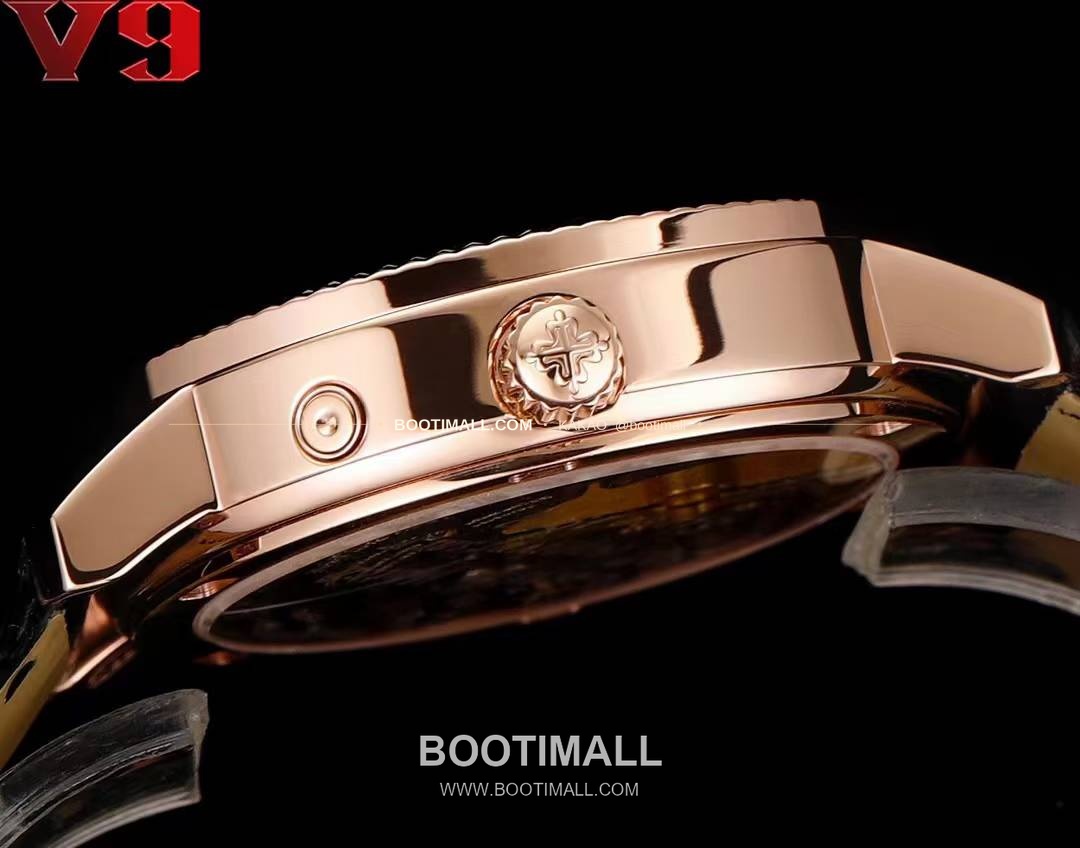 파텍필립 칼라트라바 화이트골드 블랙다이얼 문페이즈 오토매틱 Patek Philippe Calatrava White Gold Black Dial Moonphase Automatic 38mm 6