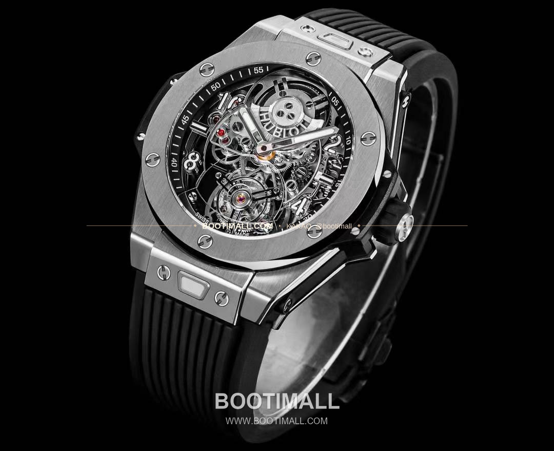 위블로 빅뱅 유니코 로즈골드 스켈레톤 투르비옹 수동 Hublot Big Bang Unico Rose Gold Skeleton Tourbillon Manual 45mm 6