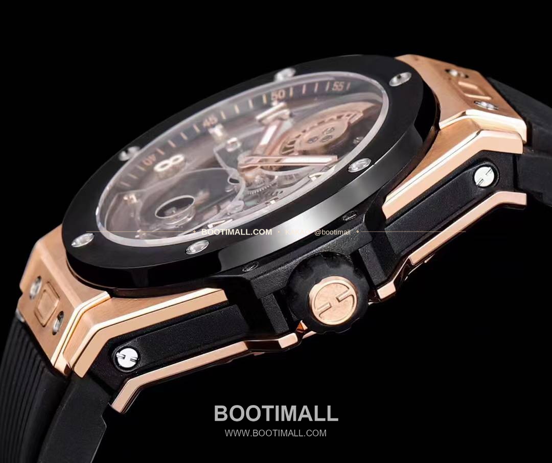 위블로 빅뱅 유니코 블랙세라믹 스켈레톤 투르비옹 수동 Hublot Big Bang Unico Black Ceramic Skeleton Tourbillon Manual 45mm 6