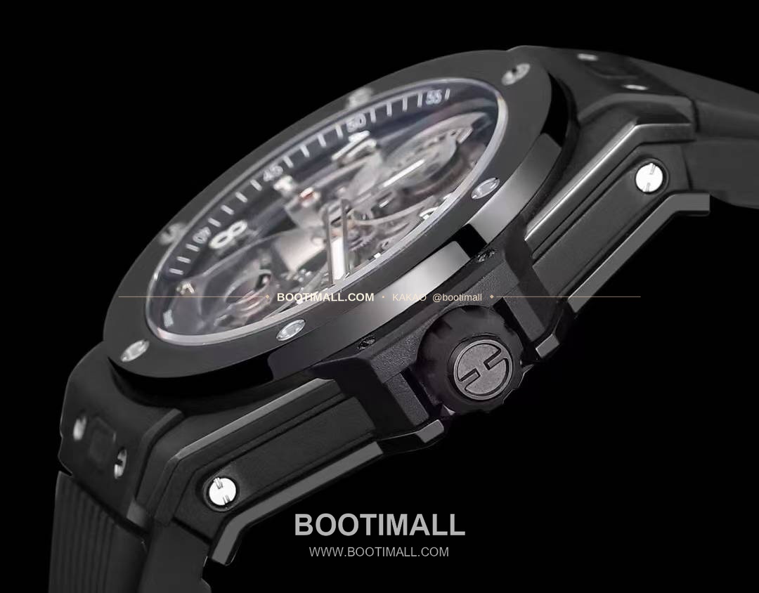 위블로 빅뱅 유니코 블랙세라믹 스켈레톤 투르비옹 수동 Hublot Big Bang Unico Black Ceramic Skeleton Tourbillon Manual 45mm 5