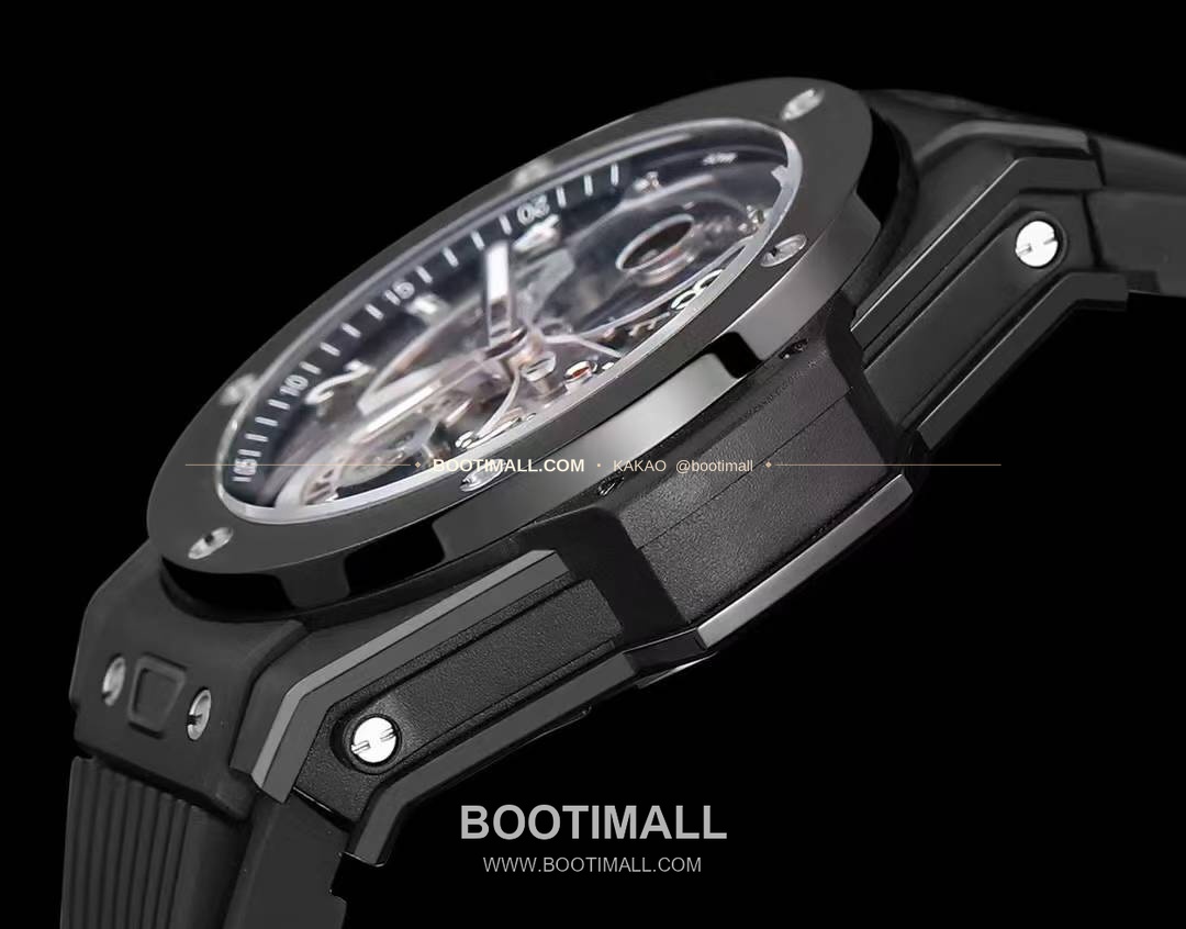 위블로 빅뱅 유니코 블랙세라믹 스켈레톤 투르비옹 수동 Hublot Big Bang Unico Black Ceramic Skeleton Tourbillon Manual 45mm 6