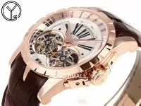 로저드뷔 엑스칼리버 로즈골드 스켈레톤 더블투르비옹 수동 Roger Dubuis Excalibur Rose Gold Skeleton Double Tourbillon Manual RDDBEX0249 45mm 3