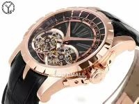 로저드뷔 엑스칼리버 로즈골드 스켈레톤 더블투르비옹 수동 Roger Dubuis Excalibur Rose Gold Skeleton Double Tourbillon Manual RDDBEX0249 45mm 3