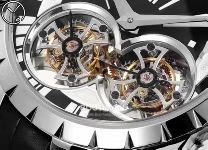 로저드뷔 엑스칼리버 로즈골드 스켈레톤 더블투르비옹 수동 Roger Dubuis Excalibur Rose Gold Skeleton Double Tourbillon Manual RDDBEX0249 45mm 4