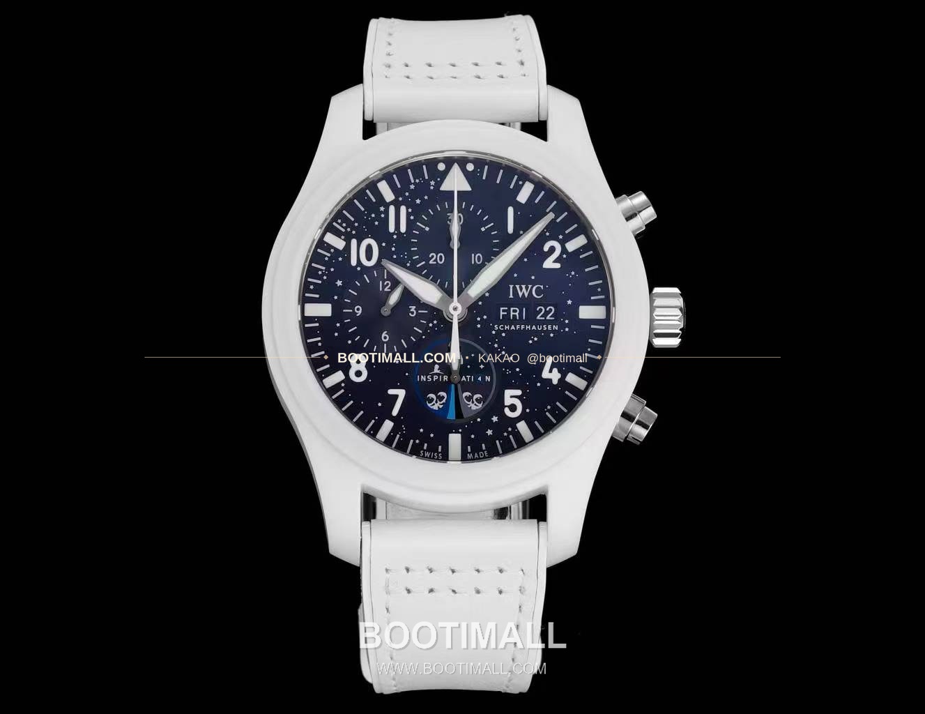 IWC 파일럿 탑건 세라믹 화이트다이얼 크로노그래프 오토매틱 IWC Pilot Top Gun Ceramic White Dial Chronograph Automatic Lake Tahoe 44.5mm 1