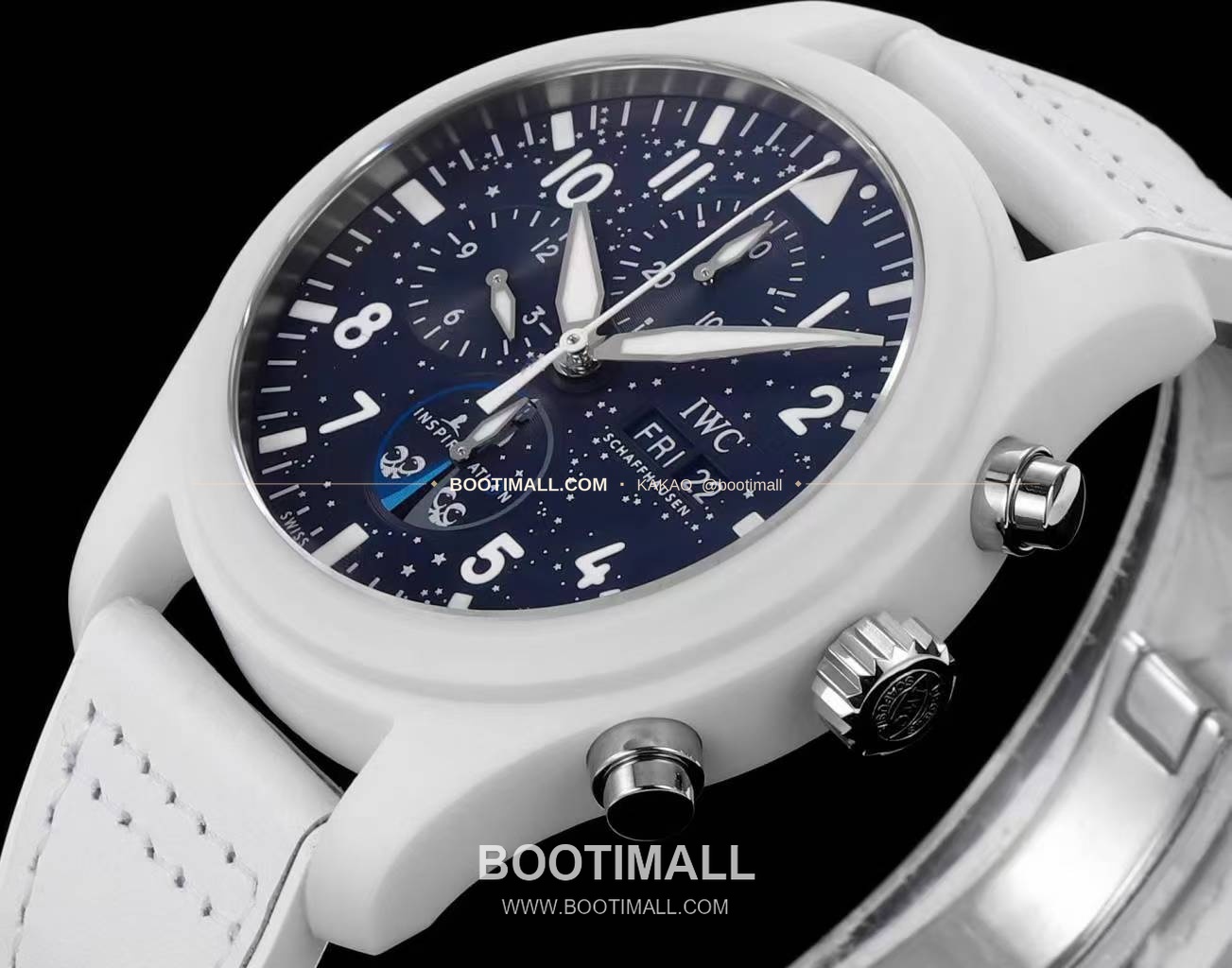 IWC 파일럿 탑건 세라믹 화이트다이얼 크로노그래프 오토매틱 IWC Pilot Top Gun Ceramic White Dial Chronograph Automatic Lake Tahoe 44.5mm 2