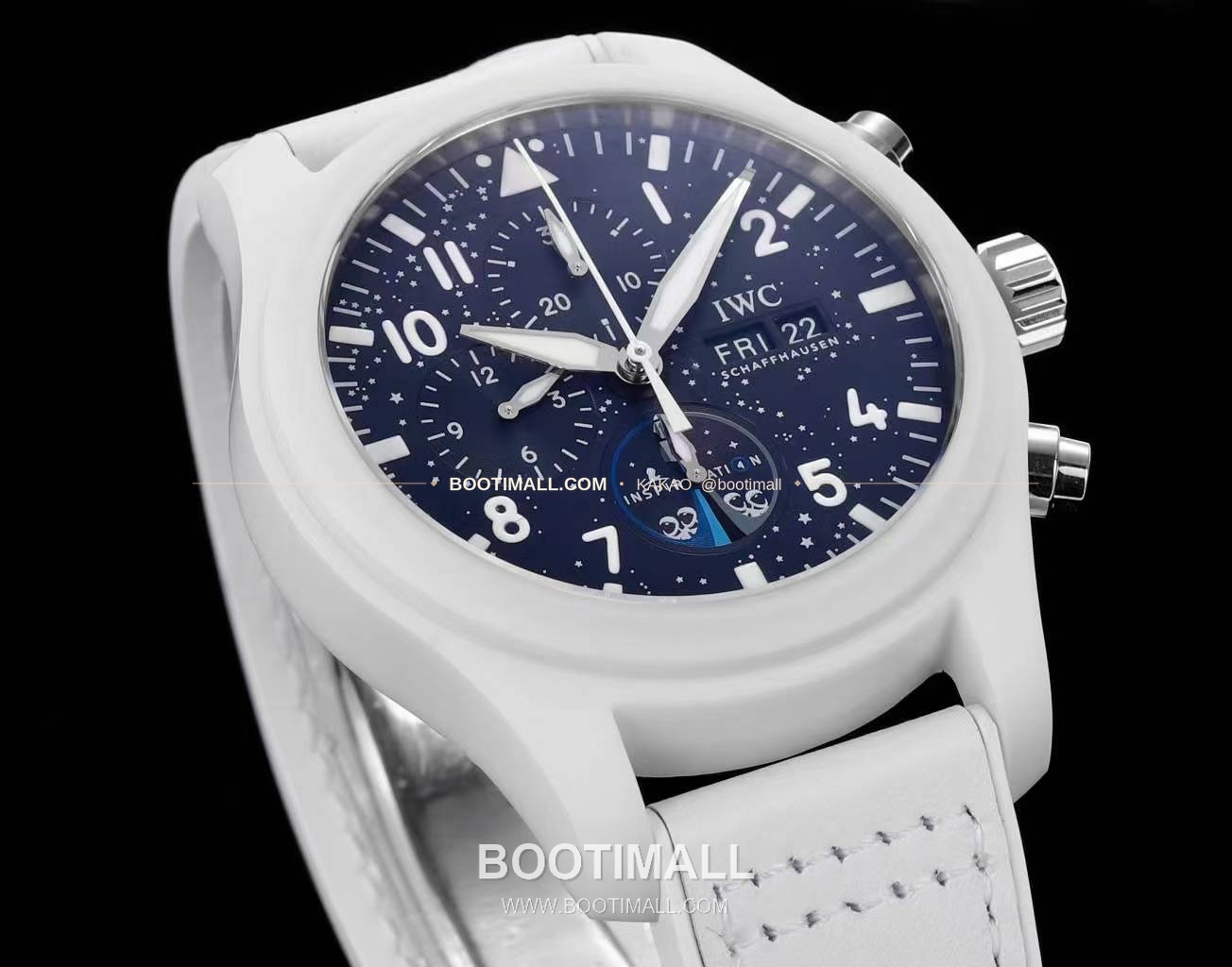 IWC 파일럿 탑건 세라믹 화이트다이얼 크로노그래프 오토매틱 IWC Pilot Top Gun Ceramic White Dial Chronograph Automatic Lake Tahoe 44.5mm 4