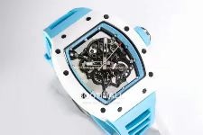 리차드밀 RM055 화이트세라믹 스켈레톤 수동 Richard Mille RM055 White Ceramic Skeleton Manual 49.9mm 2