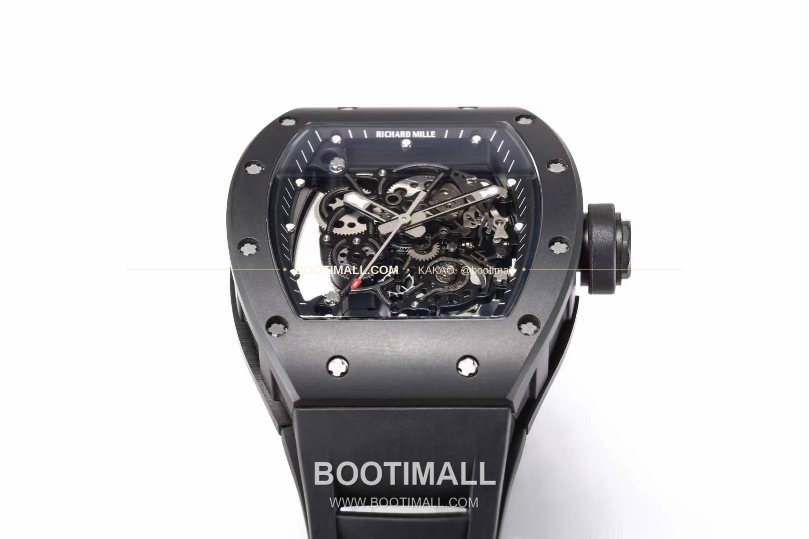 리차드밀 RM055 화이트세라믹 스켈레톤 수동 Richard Mille RM055 White Ceramic Skeleton Manual 49.9mm 6