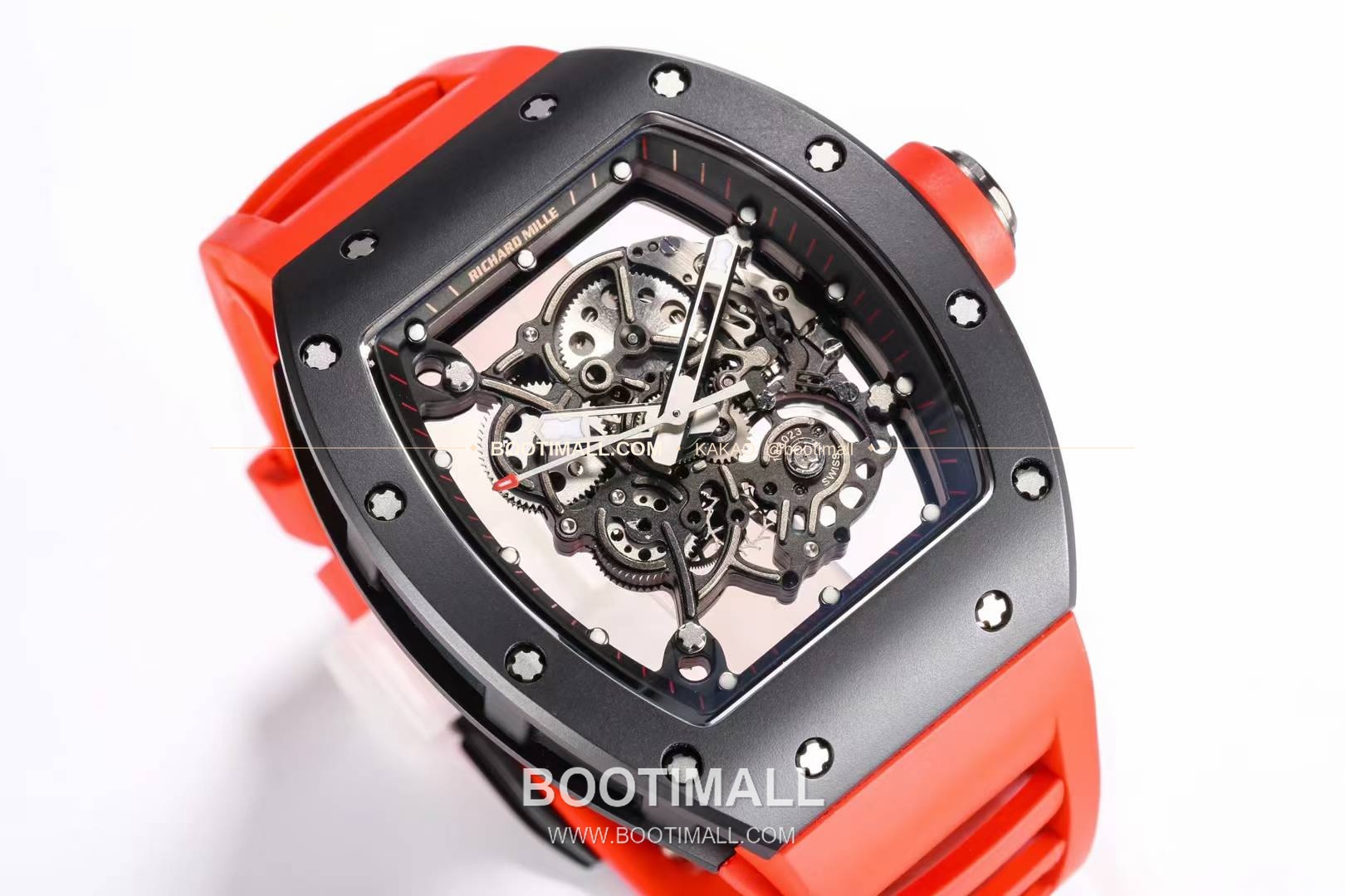 리차드밀 RM055 화이트세라믹 스켈레톤 수동 Richard Mille RM055 White Ceramic Skeleton Manual 49.9mm 2