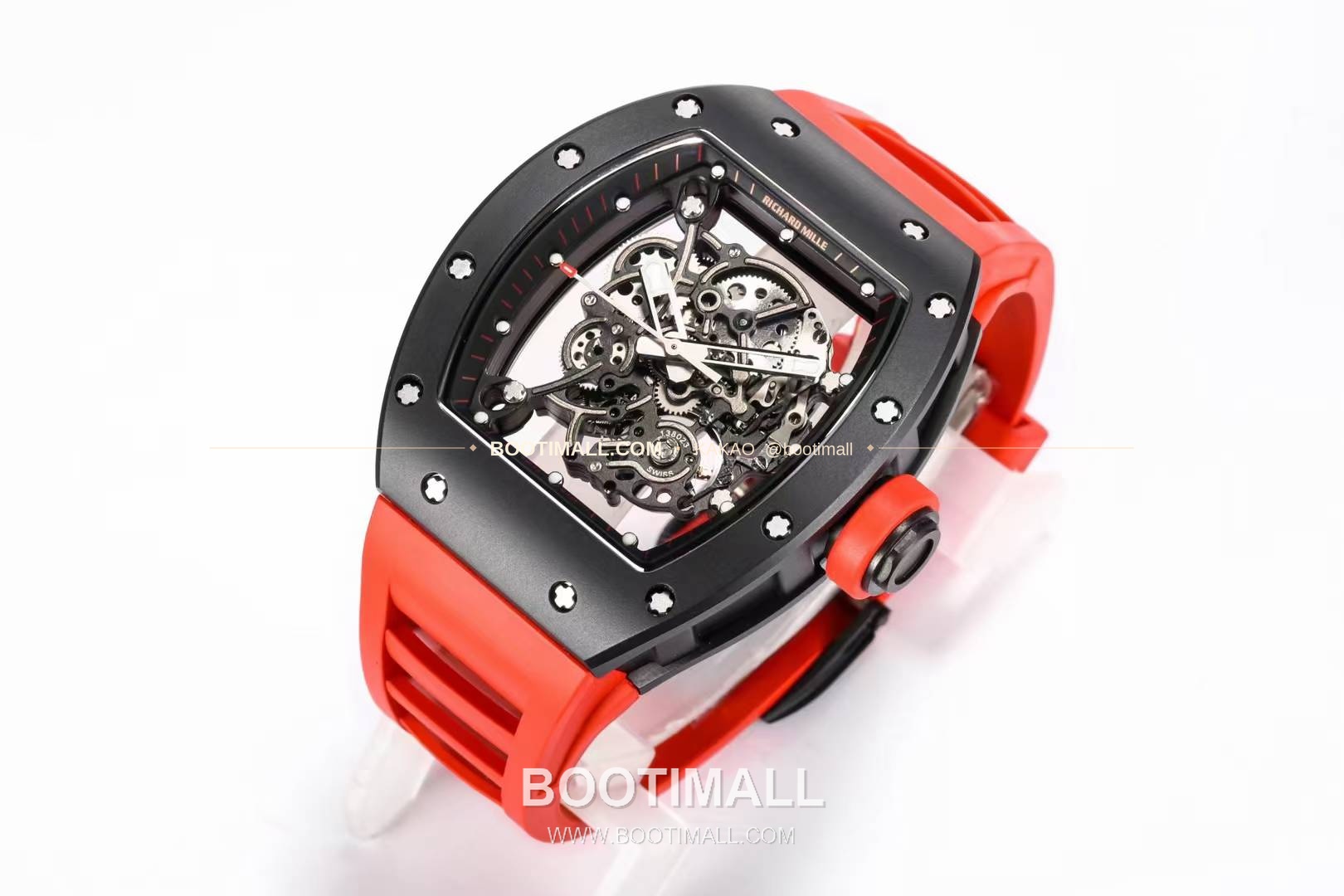 리차드밀 RM055 화이트세라믹 스켈레톤 수동 Richard Mille RM055 White Ceramic Skeleton Manual 49.9mm 3