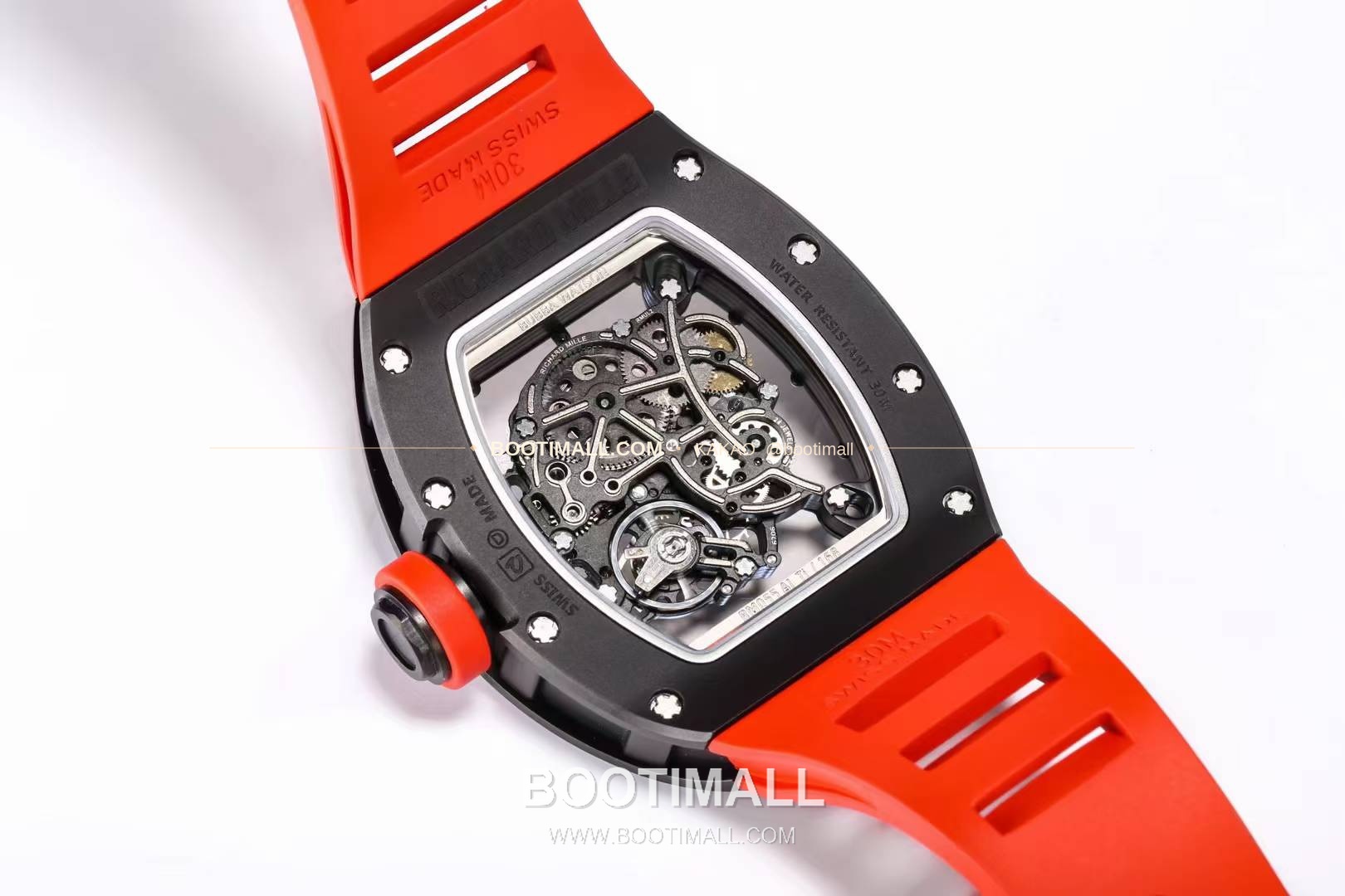리차드밀 RM055 화이트세라믹 스켈레톤 수동 Richard Mille RM055 White Ceramic Skeleton Manual 49.9mm 9
