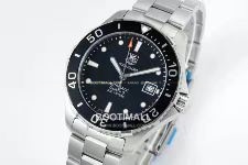 태그호이어 까레라 스틸 블랙다이얼 오토매틱 TAG Heuer Carrera Steel Black Dial Automatic 41mm 4