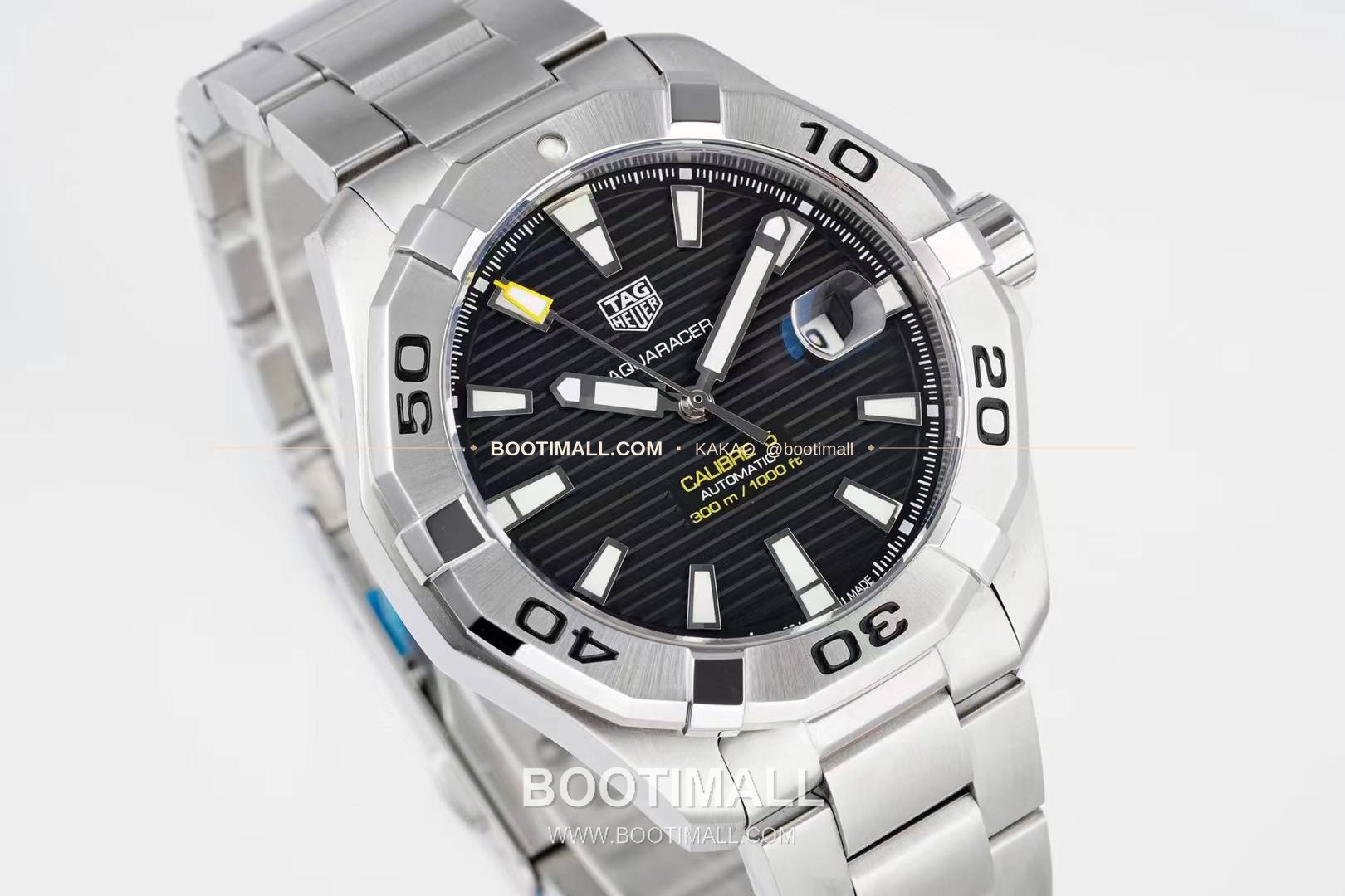 태그호이어 까레라 스틸 블랙다이얼 오토매틱 TAG Heuer Carrera Steel Black Dial Automatic 41mm 3