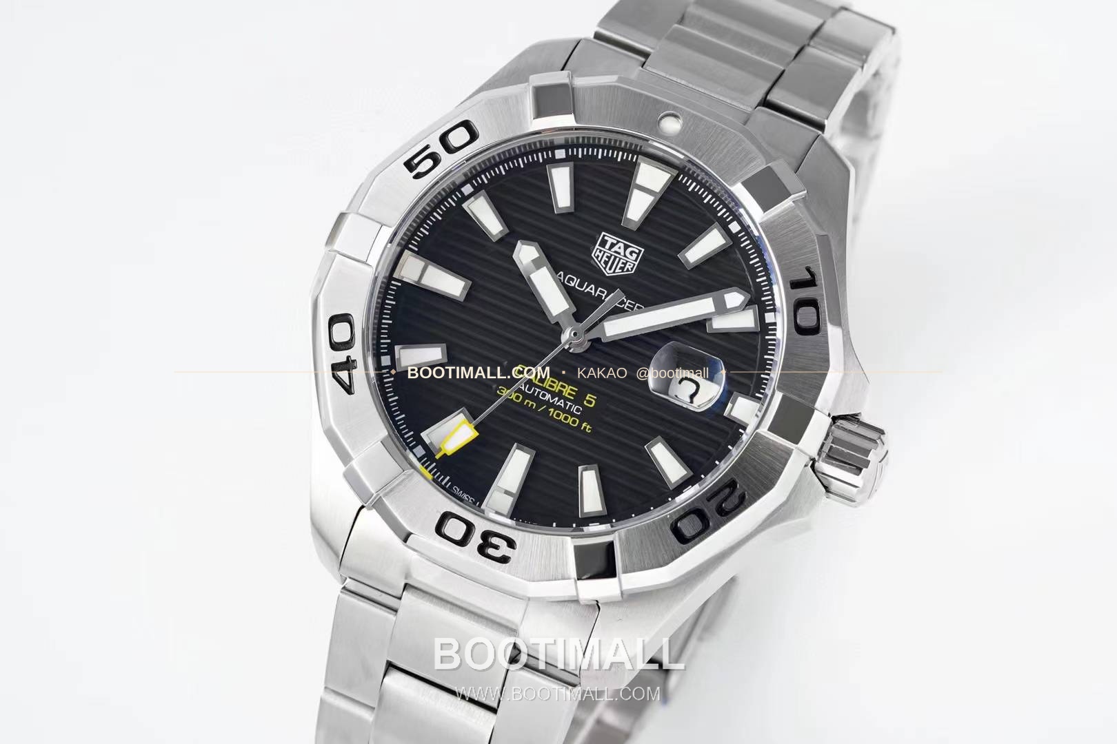 태그호이어 까레라 스틸 블랙다이얼 오토매틱 TAG Heuer Carrera Steel Black Dial Automatic 41mm 4