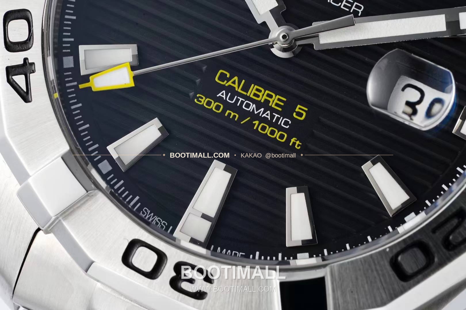 태그호이어 까레라 스틸 블랙다이얼 오토매틱 TAG Heuer Carrera Steel Black Dial Automatic 41mm 6