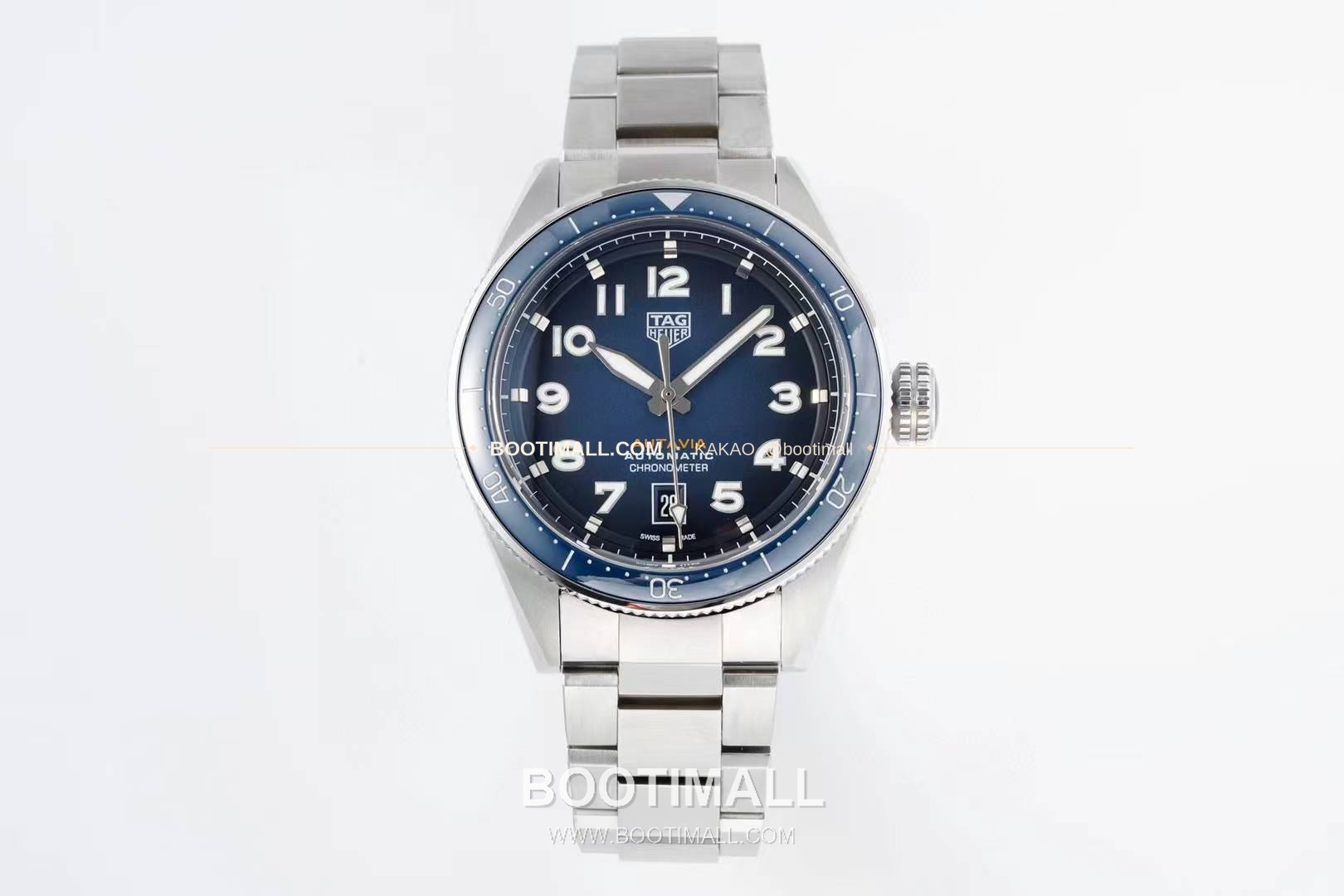 태그호이어 까레라 스틸 화이트다이얼 오토매틱 TAG Heuer Carrera Steel White Dial Automatic 41mm 1