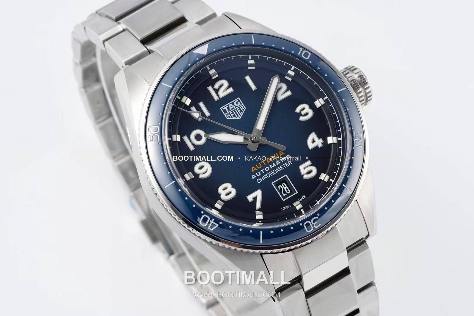 태그호이어 까레라 스틸 화이트다이얼 오토매틱 TAG Heuer Carrera Steel White Dial Automatic 41mm 2