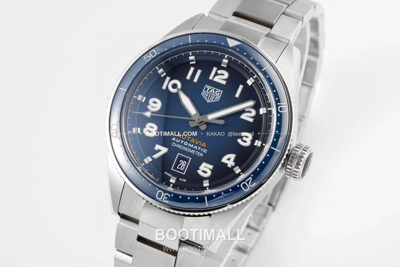 태그호이어 까레라 스틸 화이트다이얼 오토매틱 TAG Heuer Carrera Steel White Dial Automatic 41mm 3