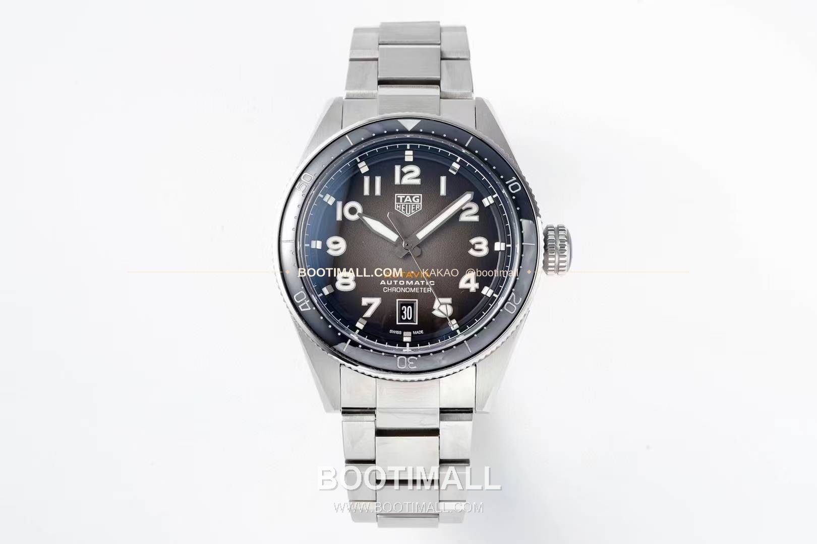 태그호이어 까레라 스틸 화이트다이얼 오토매틱 TAG Heuer Carrera Steel White Dial Automatic 41mm 1