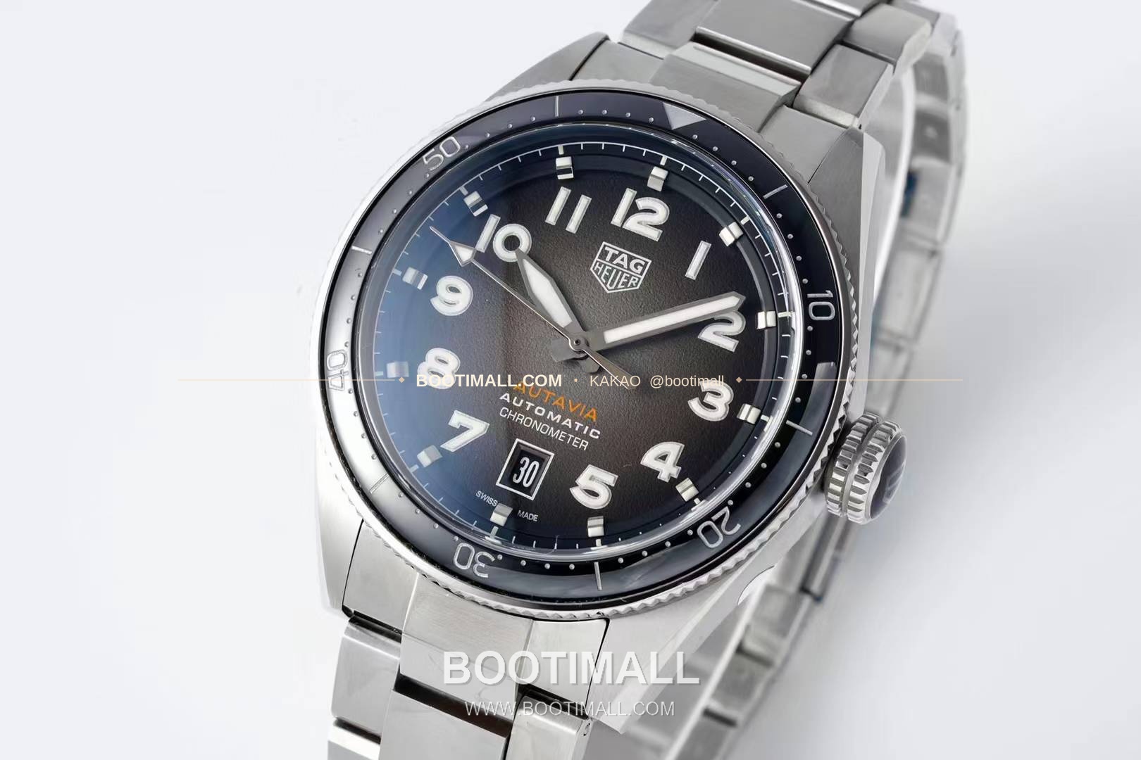 태그호이어 까레라 스틸 화이트다이얼 오토매틱 TAG Heuer Carrera Steel White Dial Automatic 41mm 3