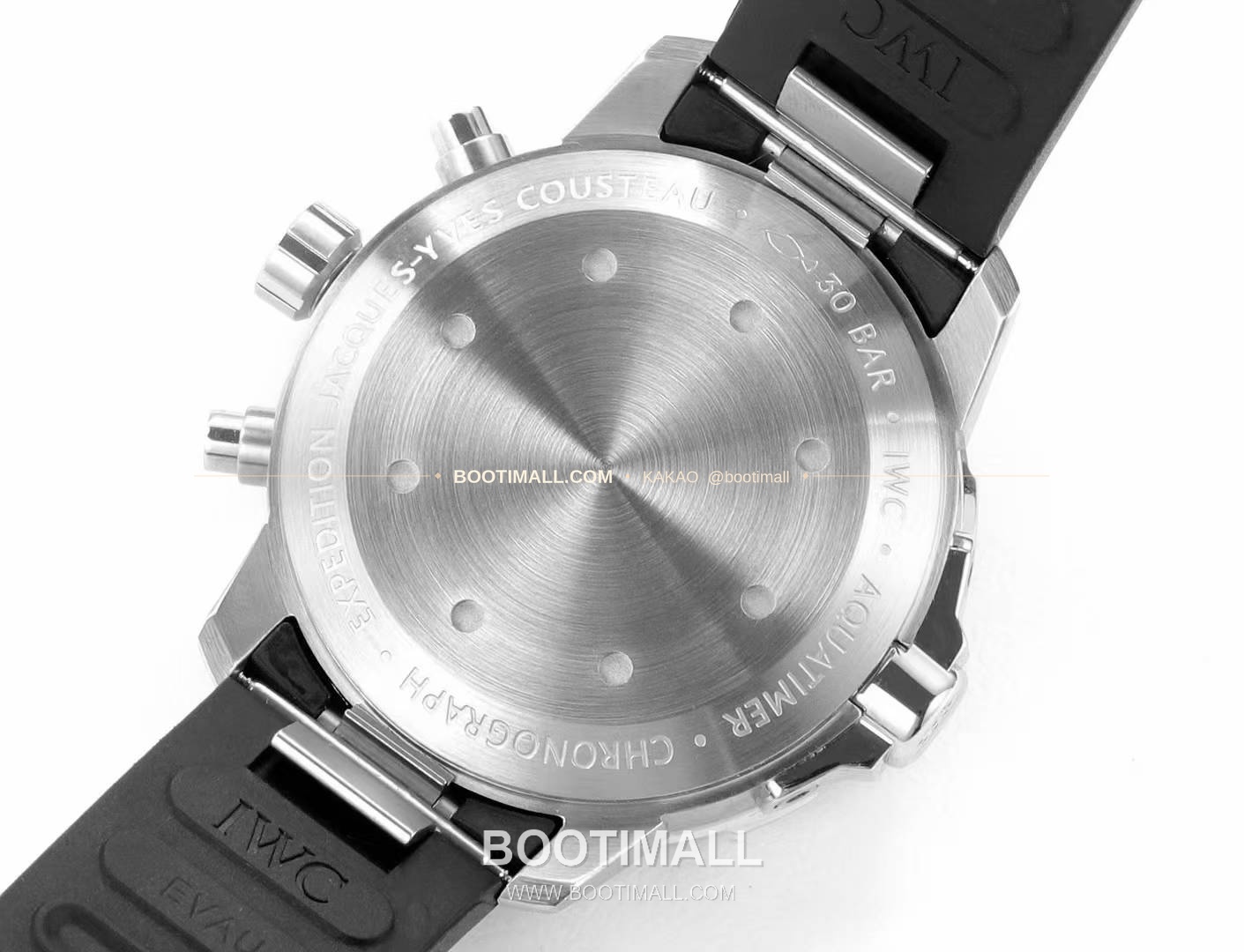 IWC 아쿠아타이머 스틸 블랙다이얼 크로노그래프 오토매틱 IWC Aquatimer Steel Black Dial Chronograph Automatic 44mm 9