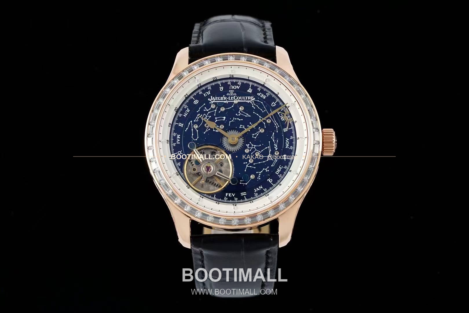 예거르쿨트르 마스터 스틸 블루아벤츄린 오비탈투르비옹 수동 Jaeger LeCoultre Master Steel Blue Aventurine Orbital Tourbillon Manual 43mm 2