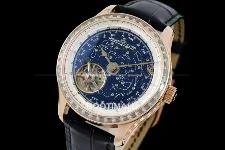 예거르쿨트르 마스터 스틸 블루아벤츄린 오비탈투르비옹 수동 Jaeger LeCoultre Master Steel Blue Aventurine Orbital Tourbillon Manual 43mm 3