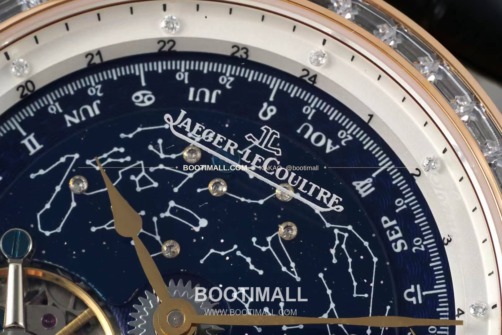 예거르쿨트르 마스터 스틸 블루아벤츄린 오비탈투르비옹 수동 Jaeger LeCoultre Master Steel Blue Aventurine Orbital Tourbillon Manual 43mm 5