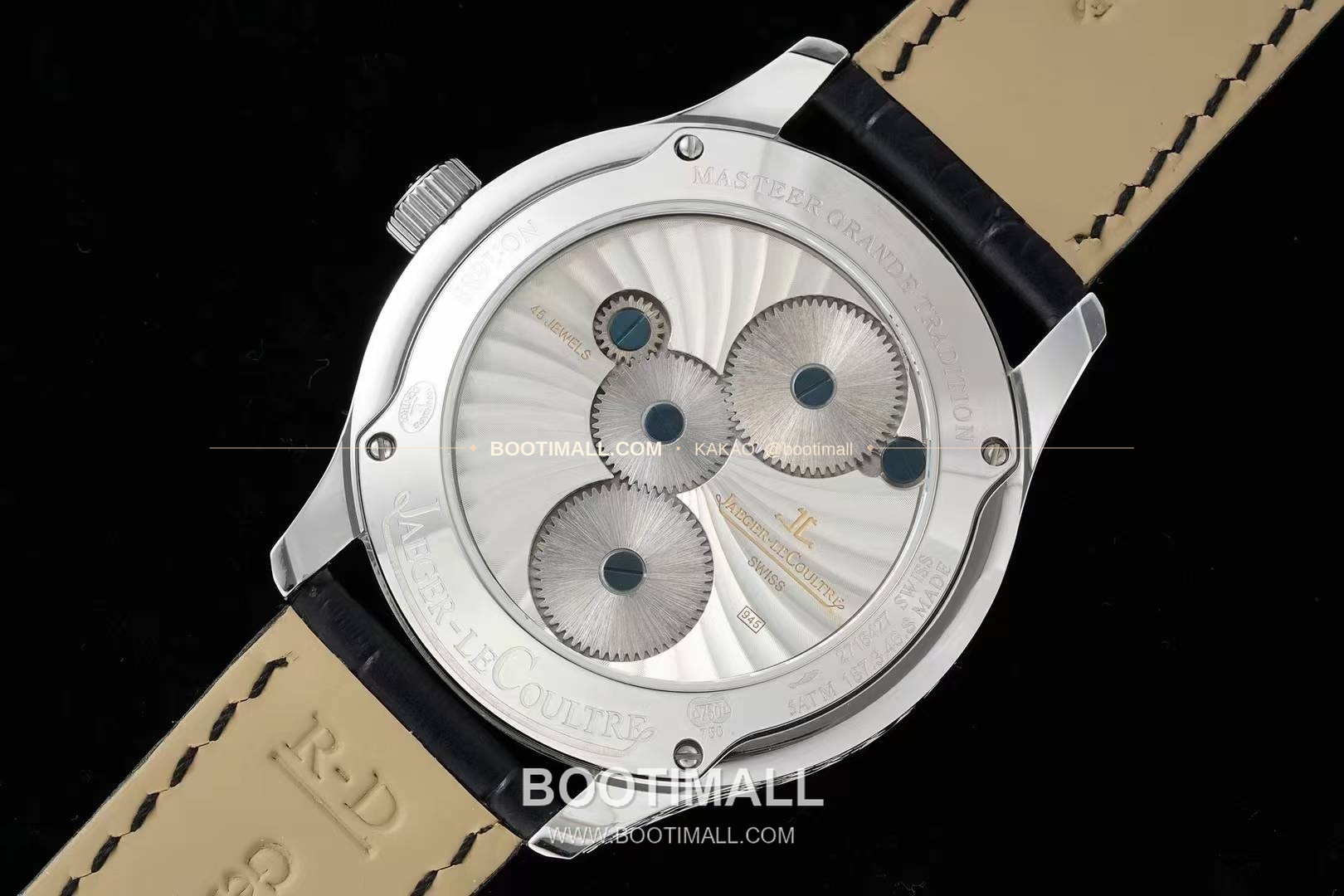 예거르쿨트르 마스터 스틸 블루아벤츄린 오비탈투르비옹 수동 Jaeger LeCoultre Master Steel Blue Aventurine Orbital Tourbillon Manual 43mm 9