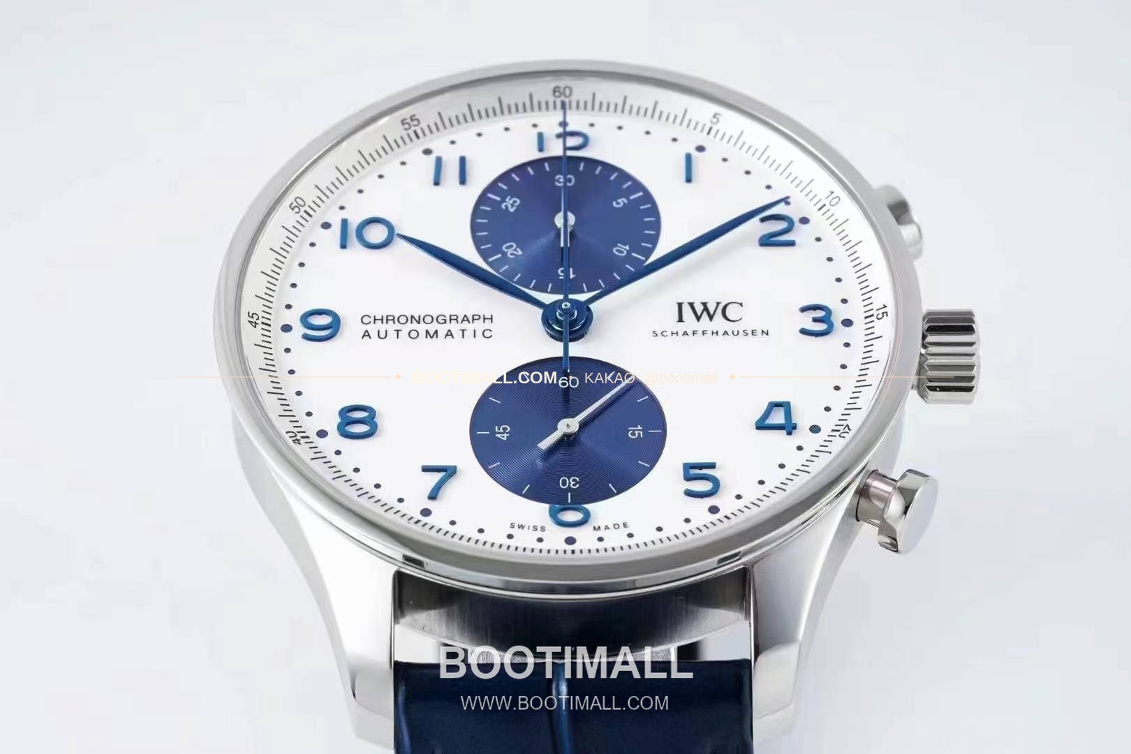 아이더블유씨 포르투기저 스틸 블루다이얼 크로노그래프 오토매틱 IWC Portugieser Steel Blue Dial Chronograph Automatic IW371620 41mm 3