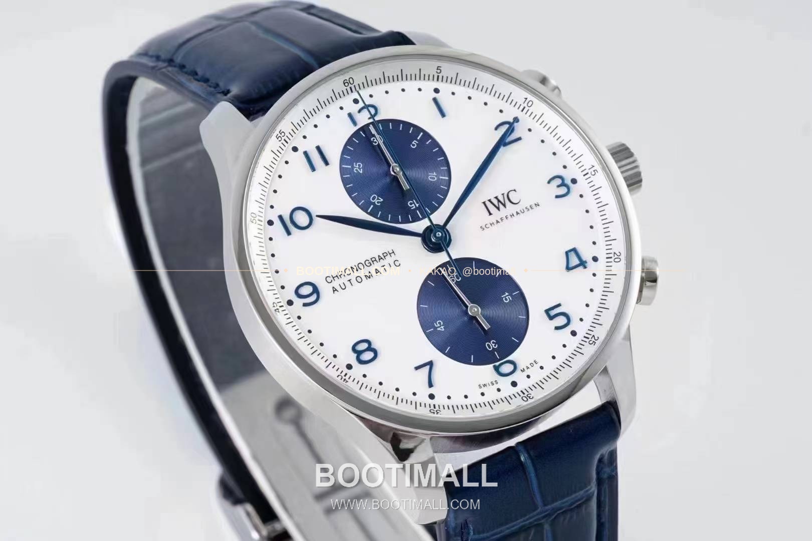 아이더블유씨 포르투기저 스틸 블루다이얼 크로노그래프 오토매틱 IWC Portugieser Steel Blue Dial Chronograph Automatic IW371620 41mm 5