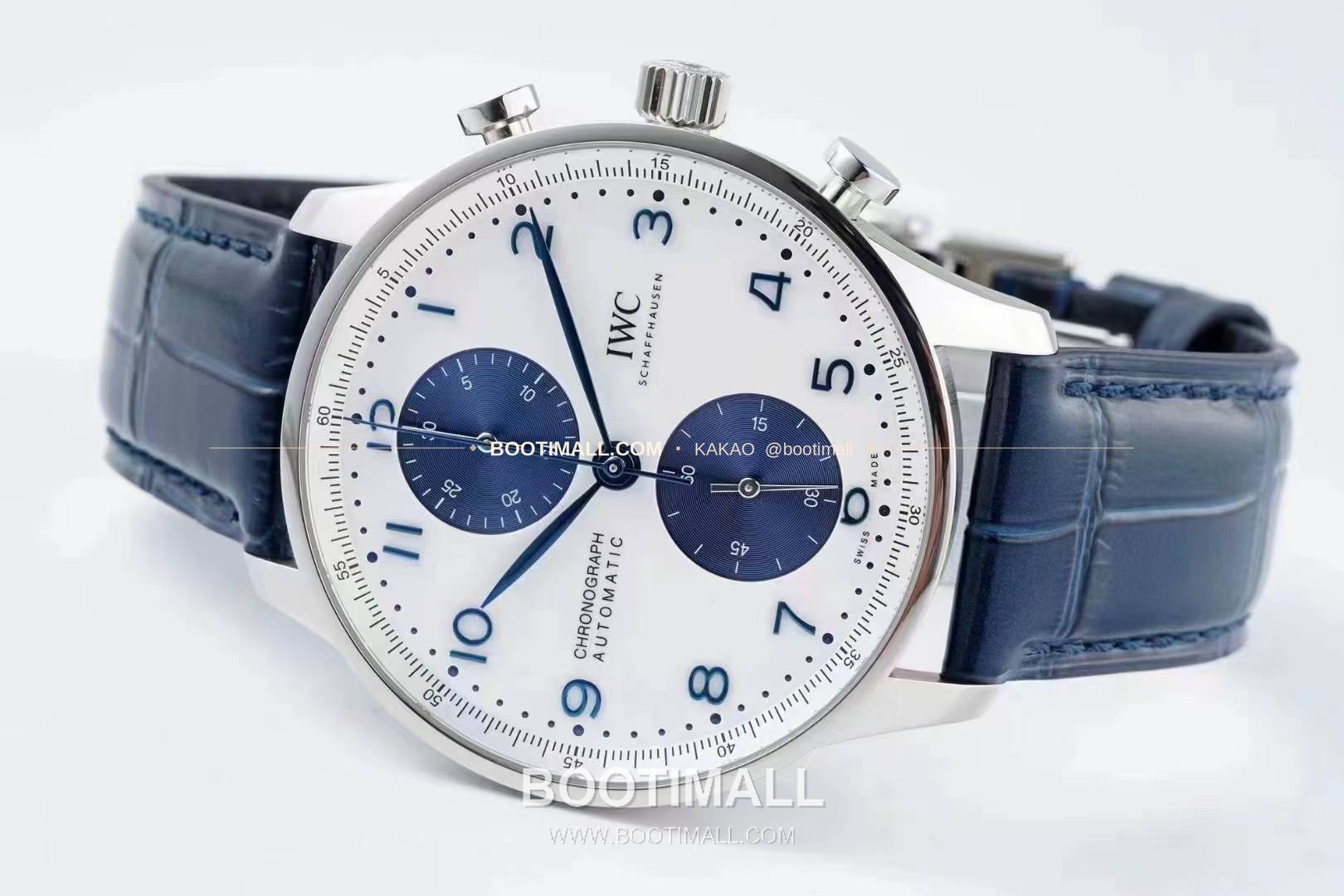 아이더블유씨 포르투기저 스틸 블루다이얼 크로노그래프 오토매틱 IWC Portugieser Steel Blue Dial Chronograph Automatic IW371620 41mm 6