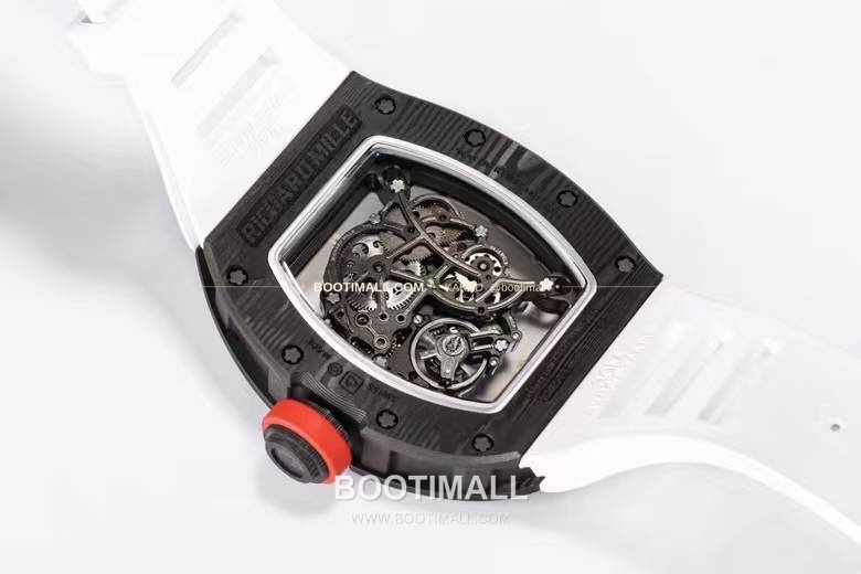 리차드밀 RM055 NTPT카본 블랙스켈레톤 수동 Richard Mille RM055 NTPT Carbon Black Skeleton Manual 49.9mm 10