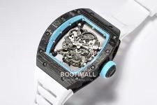 리차드밀 RM055 NTPT카본 블랙스켈레톤 수동 Richard Mille RM055 NTPT Carbon Black Skeleton Manual 49.9mm 4