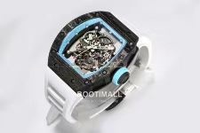리차드밀 RM055 NTPT카본 블랙스켈레톤 수동 Richard Mille RM055 NTPT Carbon Black Skeleton Manual 49.9mm 5