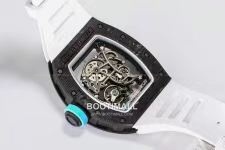 리차드밀 RM055 NTPT카본 블랙스켈레톤 수동 Richard Mille RM055 NTPT Carbon Black Skeleton Manual 49.9mm 10