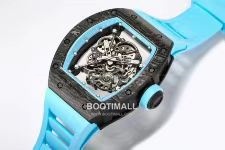 리차드밀 RM055 NTPT카본 블랙스켈레톤 수동 Richard Mille RM055 NTPT Carbon Black Skeleton Manual 49.9mm 5