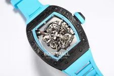 리차드밀 RM055 NTPT카본 블랙스켈레톤 수동 Richard Mille RM055 NTPT Carbon Black Skeleton Manual 49.9mm 6