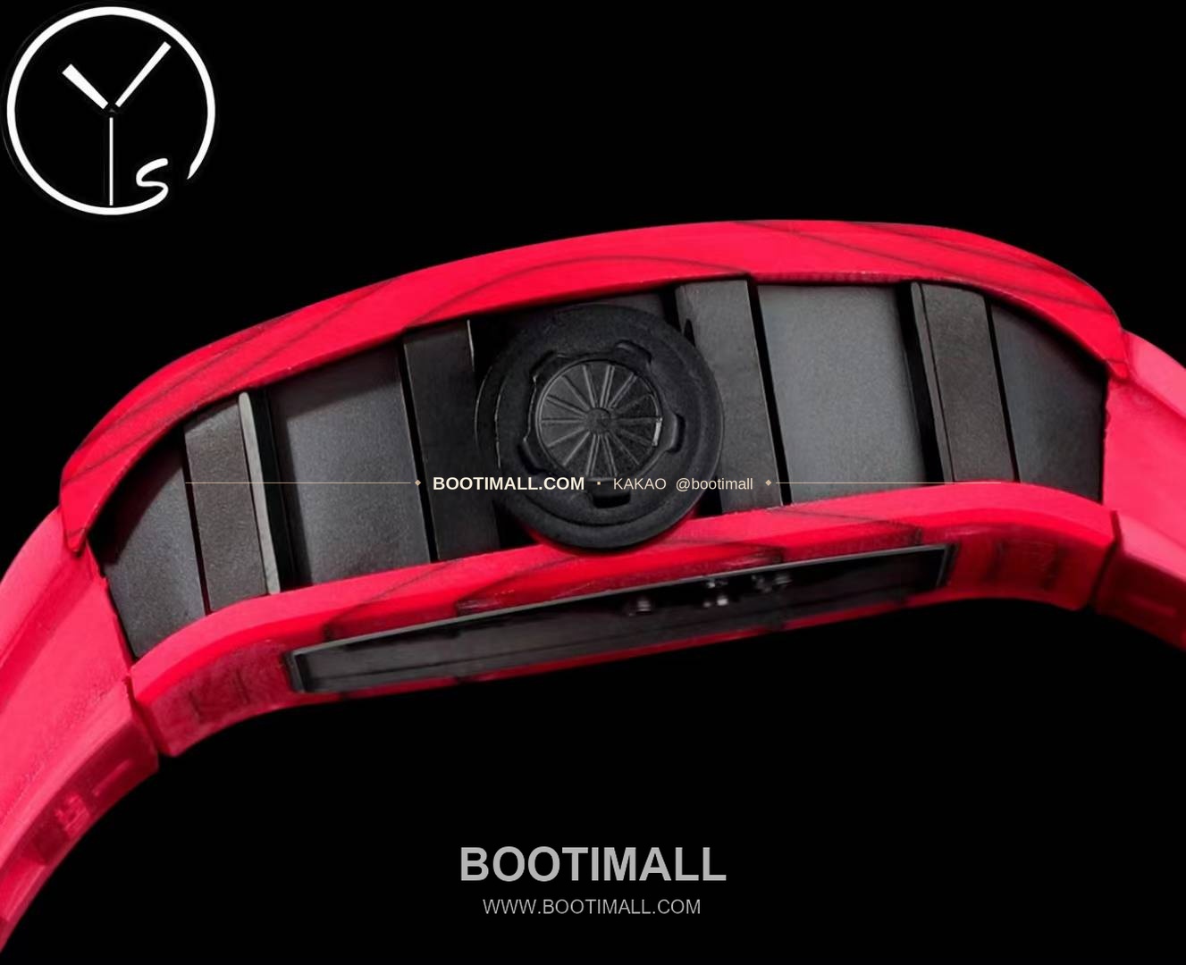 리차드밀 RM055 NTPT카본 블랙스켈레톤 수동 Richard Mille RM055 NTPT Carbon Black Skeleton Manual 49.9mm 5