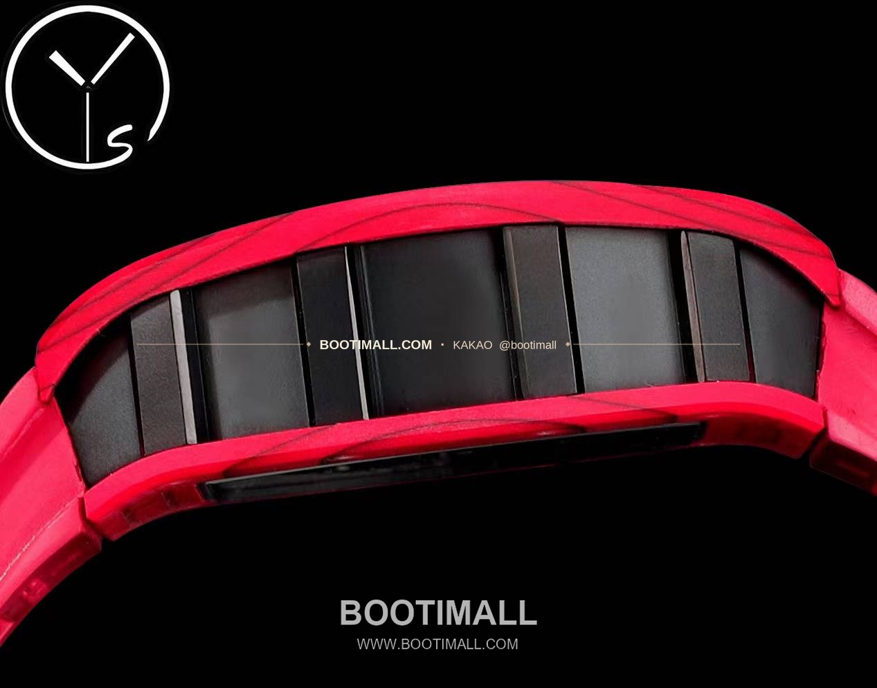 리차드밀 RM055 NTPT카본 블랙스켈레톤 수동 Richard Mille RM055 NTPT Carbon Black Skeleton Manual 49.9mm 6