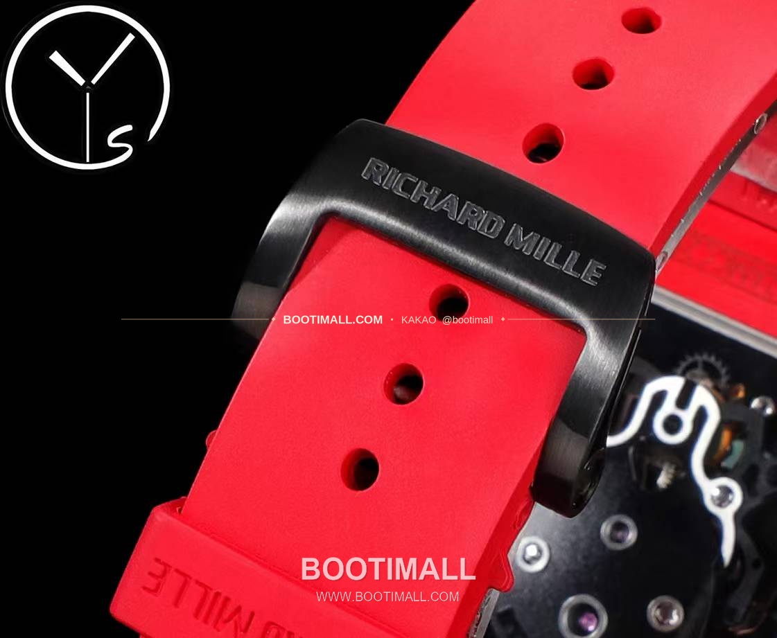 리차드밀 RM055 NTPT카본 블랙스켈레톤 수동 Richard Mille RM055 NTPT Carbon Black Skeleton Manual 49.9mm 9