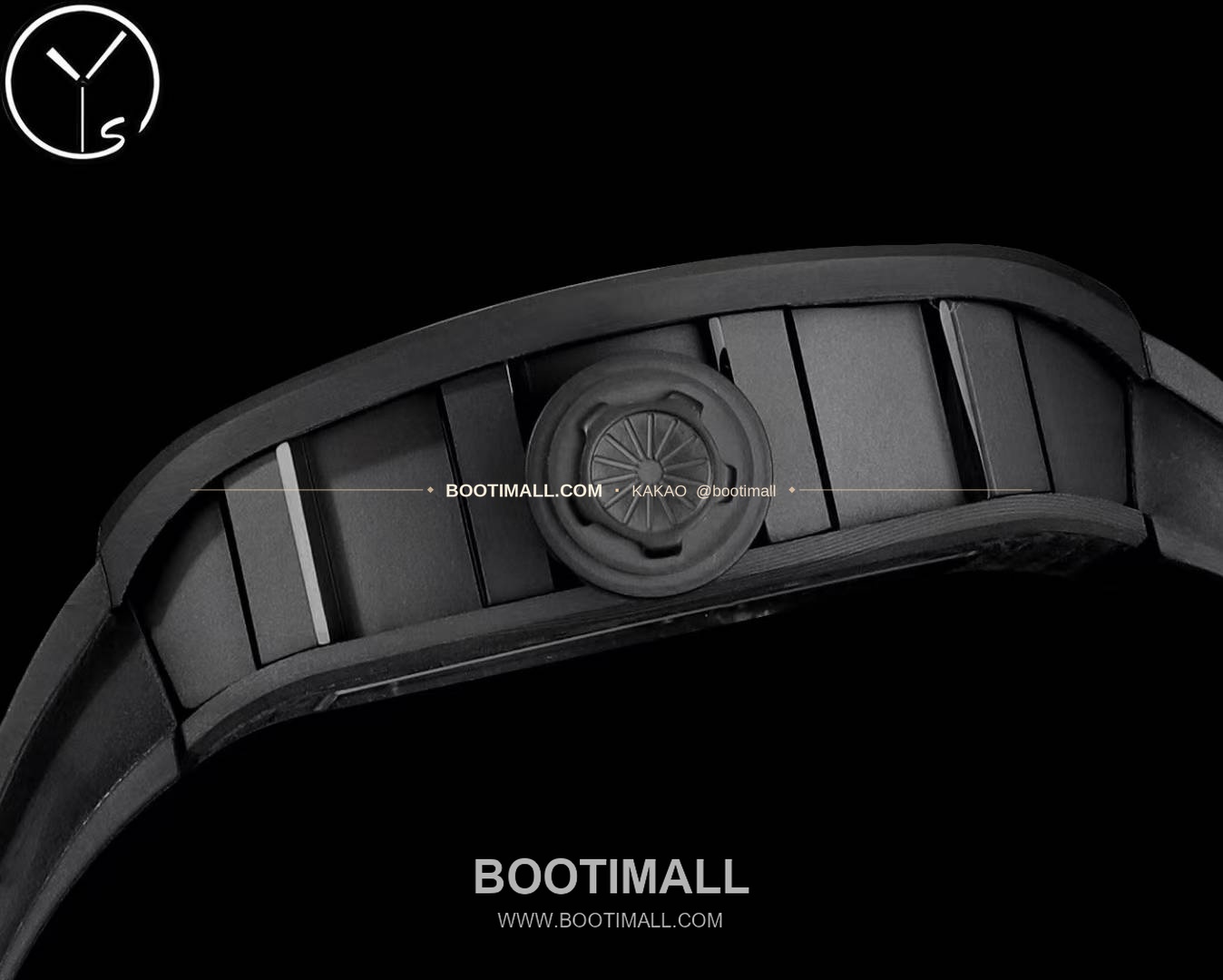 리차드밀 RM055 NTPT카본 블랙스켈레톤 수동 Richard Mille RM055 NTPT Carbon Black Skeleton Manual 49.9mm 6