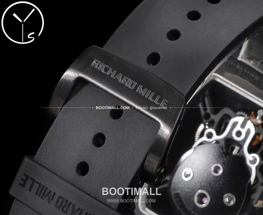 리차드밀 RM055 NTPT카본 블랙스켈레톤 수동 Richard Mille RM055 NTPT Carbon Black Skeleton Manual 49.9mm 9