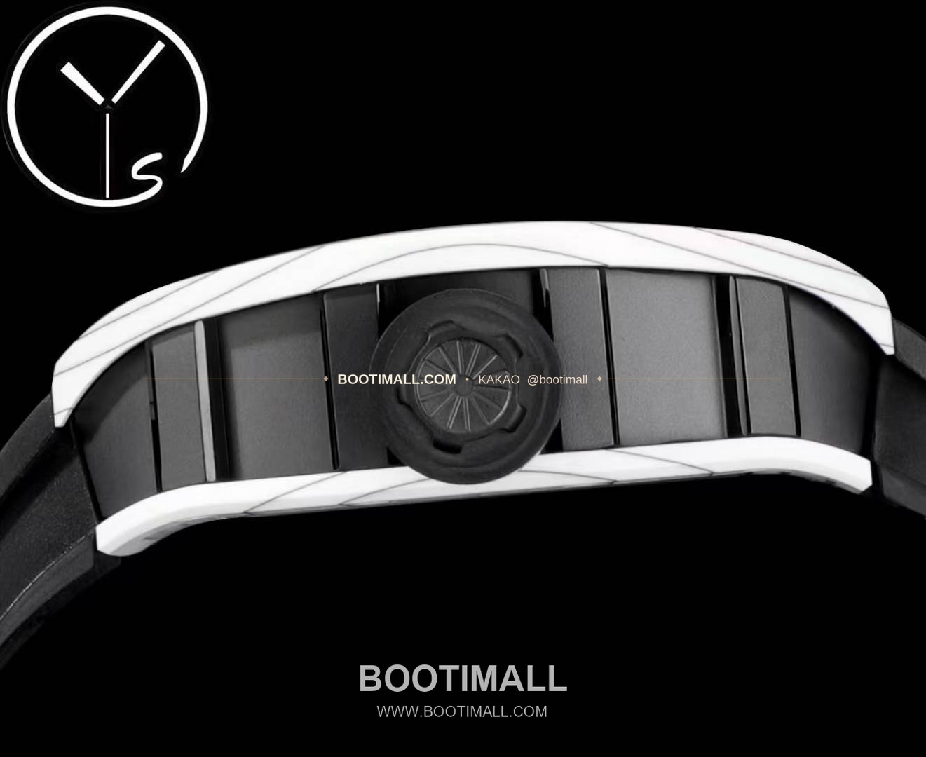 리차드밀 RM055 NTPT카본 블랙스켈레톤 수동 Richard Mille RM055 NTPT Carbon Black Skeleton Manual 49.9mm 6