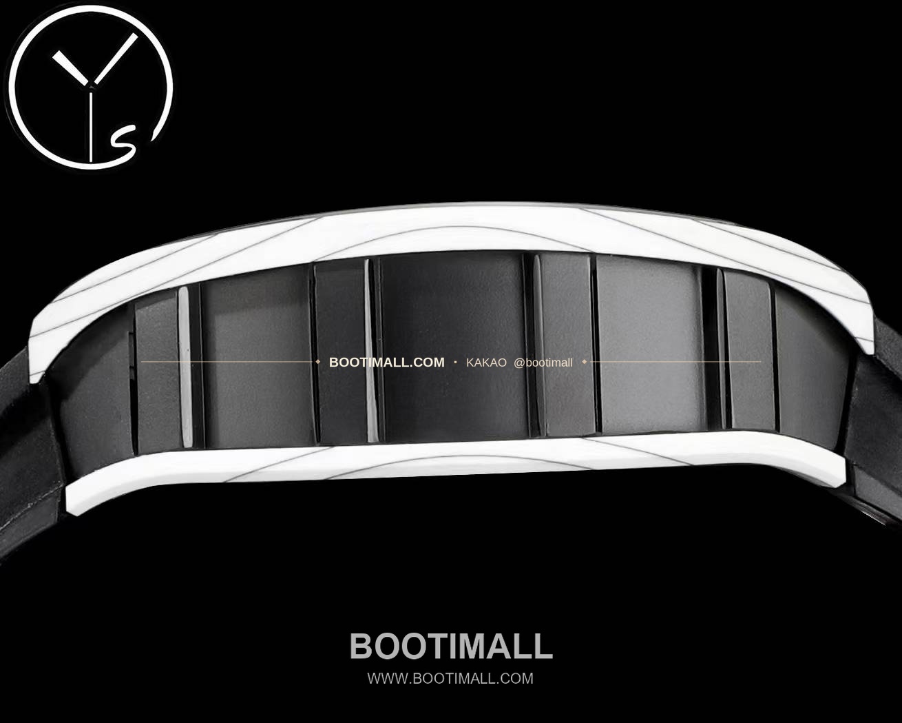 리차드밀 RM055 NTPT카본 블랙스켈레톤 수동 Richard Mille RM055 NTPT Carbon Black Skeleton Manual 49.9mm 7