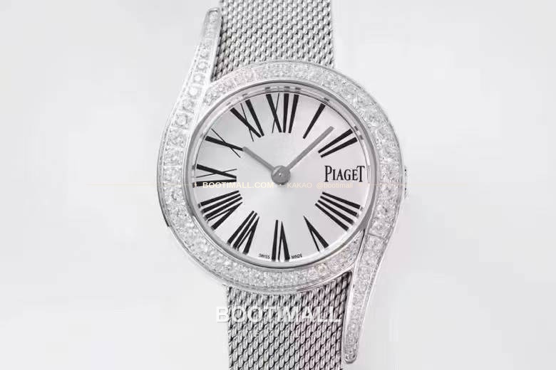피아제 라임라이트 갈라 스틸 다이아세팅 화이트다이얼 쿼츠 Piaget Limelight Gala Steel Diamond Set White Dial Quartz 32mm 2