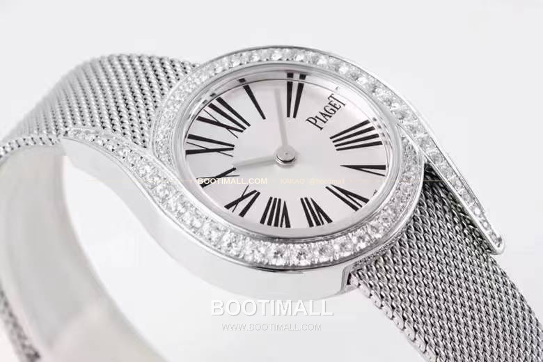 피아제 라임라이트 갈라 스틸 다이아세팅 화이트다이얼 쿼츠 Piaget Limelight Gala Steel Diamond Set White Dial Quartz 32mm 5