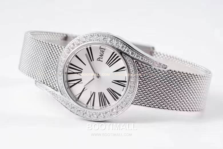 피아제 라임라이트 갈라 스틸 다이아세팅 화이트다이얼 쿼츠 Piaget Limelight Gala Steel Diamond Set White Dial Quartz 32mm 6